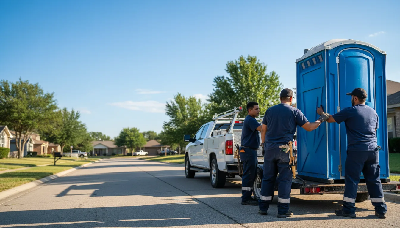 Portable Toilet Rental in Hudson, IL near me